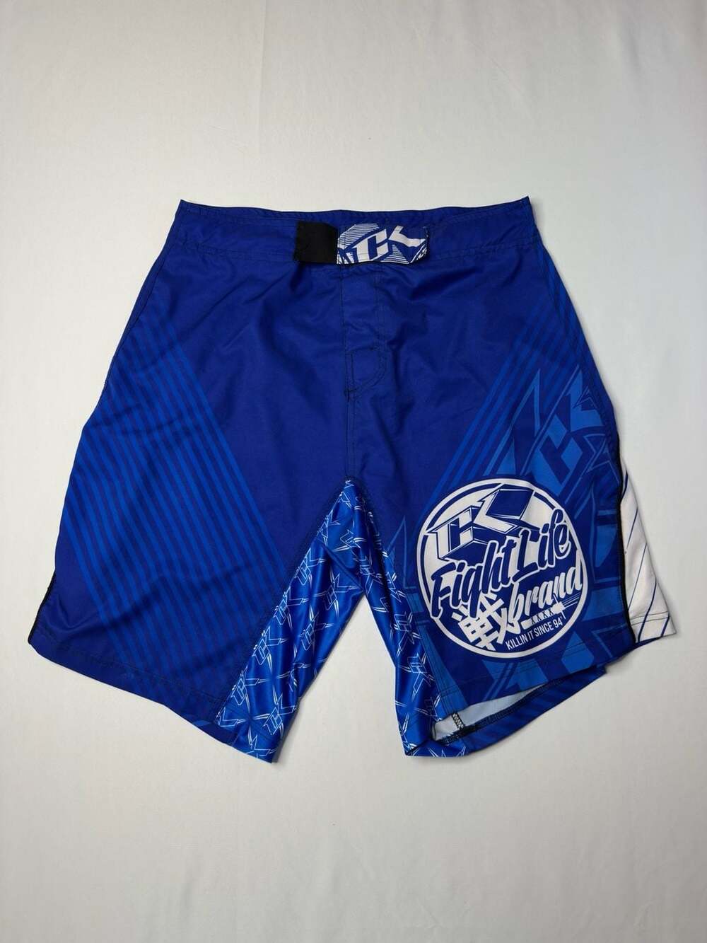 Contract Killer Fight Life MMA Board Shorts Size 32 Blue